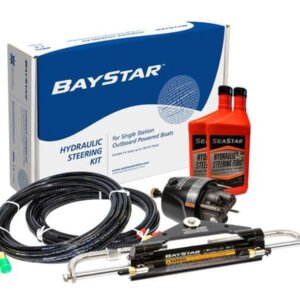 Baystar hydraulische kit 40 - 150 pk met luxe slangenset