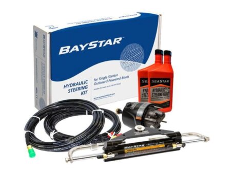 Baystar hydraulische kit 40 - 150 pk met luxe slangenset