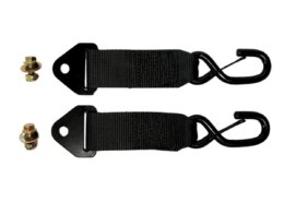 S-Hook adapters tbv automatisch oprolbare spanbanden, 2 stuks