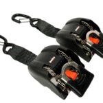 Automatisch oprolbare spanbanden, RVS ratel, 2 stuks