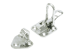 Anti-rammelsluiting verchroomd 75mm