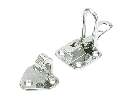 Anti-rammelsluiting verchroomd 75mm