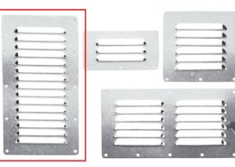 RVS 304 Ventilatierooster 118x232mm
