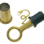 Lensplug messing 25mm