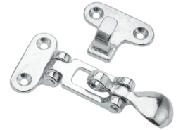 Anti-rammelsluiting verchroomd 100mm