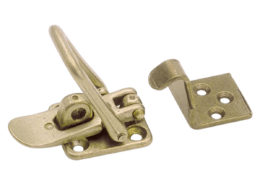 Luikoverval hoek messing