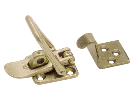 Luikoverval hoek messing