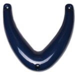 Boegfender 33 x 35cm navy