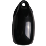 Fender druppel Ø18 x 36 cm, zwart