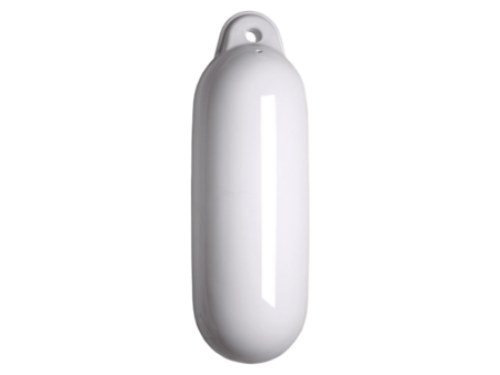 Dropfender Ø30 x 90 cm, wit - 0584