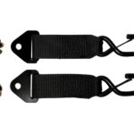 S-Hook adapters tbv automatisch oprolbare spanbanden, 2 stuks