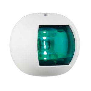 Navigatie verlichting groen LED, wit huis