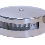 Positielantaarn LED Gepolijst RVS 304 huis; 10-30V; rood 112.5°