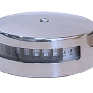 Positielantaarn LED Gepolijst RVS 304 huis; 10-30V; rood 112.5°