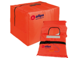 Allpa veiligheidstas inclusief 4x reddingsvest model "Norman"
