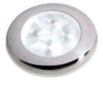 Hella Slim-Line oriëntatieverlichting, wit, LED, RVS gepolijste rand