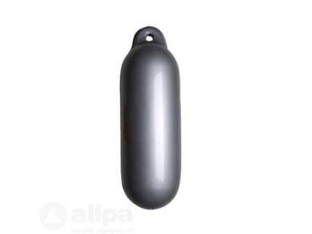 Dropfender Ø15 x 58 cm, zilver - 9059642