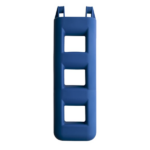 Trapfender 3 treden 25x12x75 cm blauw