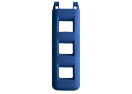 Trapfender 3 treden 25x12x75 cm blauw