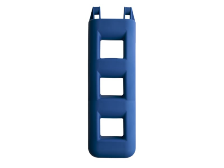 Trapfender 3 treden 25x12x75 cm blauw
