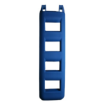 Trapfender 4 treden 25x12x95 cm blauw