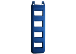 Trapfender 4 treden 25x12x95 cm blauw