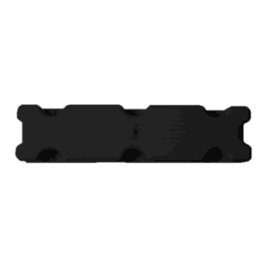 Steigerfender 100 x 12 x 7 cm, zwart