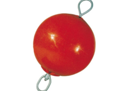 Ankerboei met stang 600 x 980 mm, rood