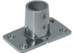 Railingsteun RVS 316 90 graden railing 22,25 mm