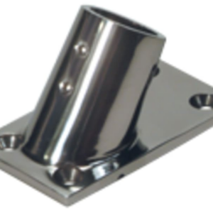 Railingsteun RVS 316 60 graden railing 22,25 mm
