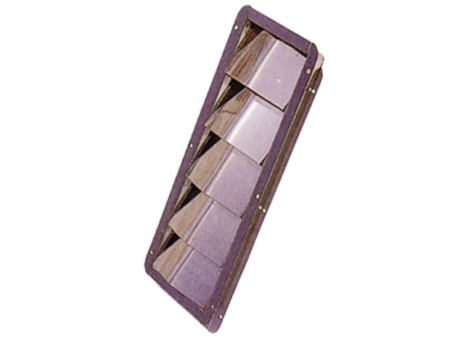 RVS ventilatierooster Louvre 305 x 87 x 27 mm