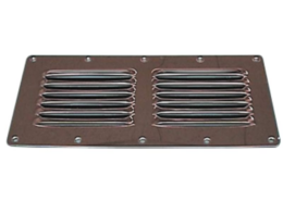 RVS 304 ventilatierooster 127x115 mm