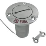Dekvuldop FUEL 38 mm, RVS