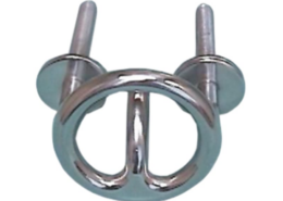 Ski oog RVS 90 mm