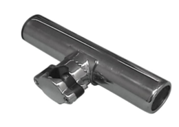 RVS hengelhouder voor railing montage