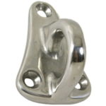 RVS Fenderhaak, A=33mm, B=29mm, C=21mm (per paar) (max. lijn Ø10mm)