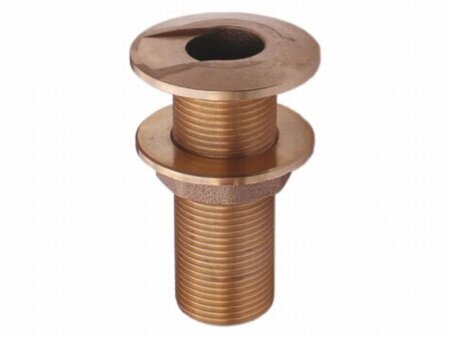 Huiddoorvoer messing 1" x 80 mm