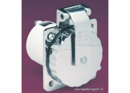 Marinco stopcontact vierkant RVS 16 A