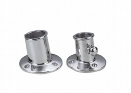 Vlaggenstok houder 19 mm RVS