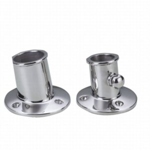 Vlaggenstok houder 19 mm RVS