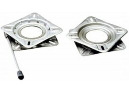 RVS draaiplateau met lock