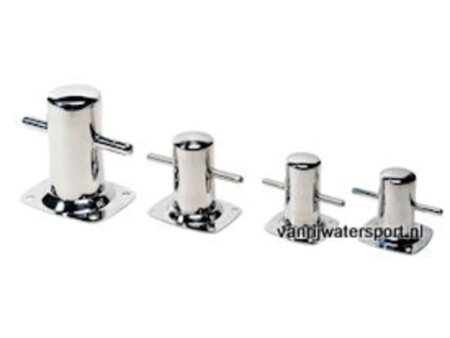 RVS 316 bolder Achilles 90 met voetplaat