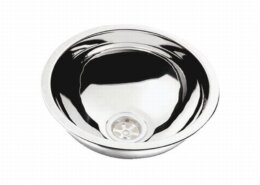 Ronde roestvaststalen kom 260 mm