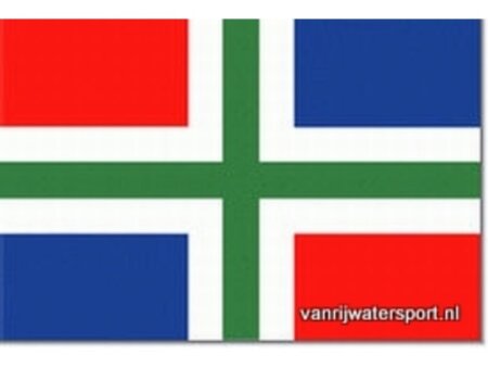 Provincievlag Groningen 20 x 30 cm