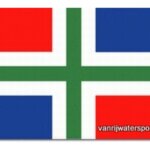 Provincievlag Groningen 30 x 45 cm