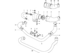 Slang m3+m4 thermostaat (onderdeel 9)