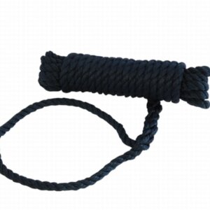 Landvast 8 mm - 4 meter zwart