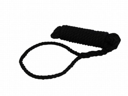 Landvast 12 mm - 12 meter zwart