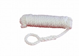 Fenderlijn polypropyleen 10 mm - 2,5 meter wit (2 stuks)