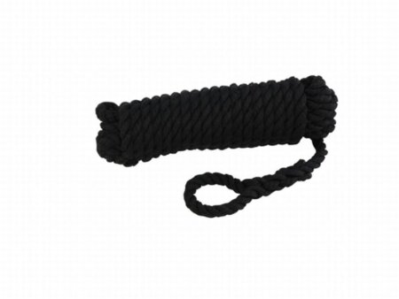 Fenderlijn polypropyleen 10 mm - 2,5 meter zwart (2 stuks)